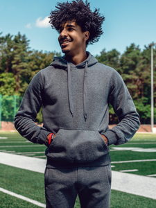 Tuta con cappuccio da uomo antracite Bolf D003