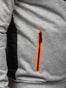 Giacca mezza stagione da uomo grigia Bolf KS2149