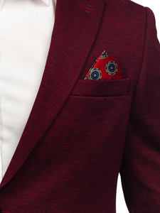 Uomo Giacca d'abito casual Bordò Bolf 24401