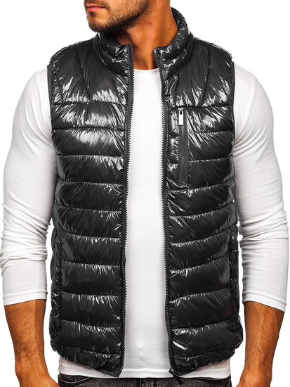 Gilet trapuntato da uomo grafite Bolf R0109A