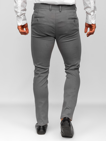 Pantaloni chino da uomo grigi Bolf 5000-3