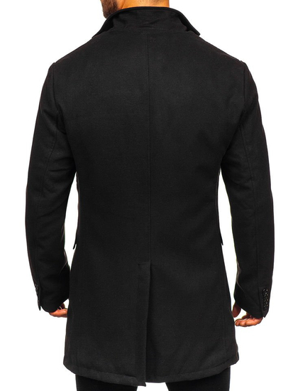 Cappotto invernale da uomo nero Bolf 1047-1