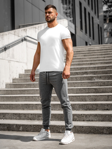 Pantaloni jogger in tuta da uomo antracite Bolf JX5003A