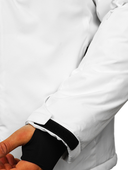 Giubbotto invernale sportivo da uomo bianco Bolf HH011