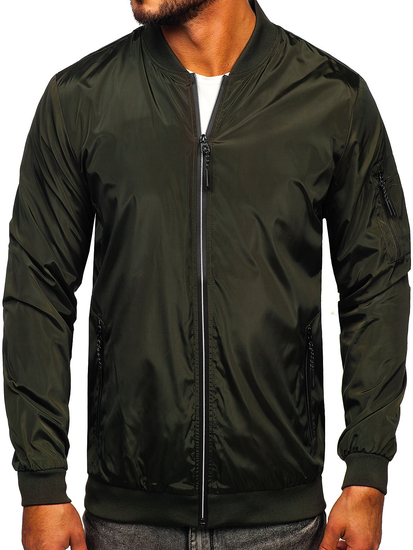 Giacca mezza stagione da uomo khaki Bolf W3908