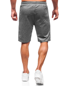 Pantaloncini di tuta da uomo grafite Bolf 8K200