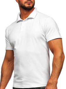 Polo da uomo bianco Bolf 0002