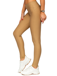 Leggings push up da donna marroni Bolf J50718