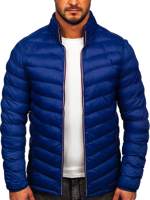 Giubbotto invernale sportivo da uomo blu Bolf SM71