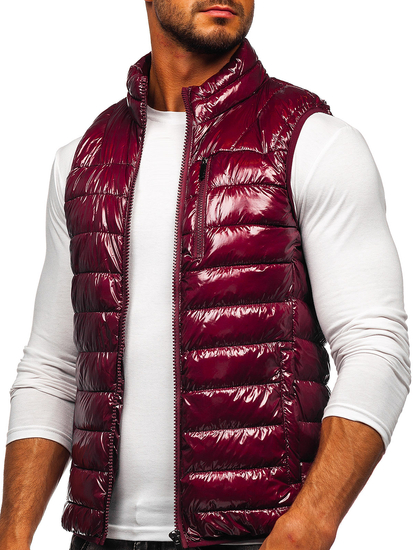 Gilet trapuntato da uomo bordò Bolf R0109A