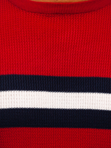 Maglione da uomo rosso Bolf H2113