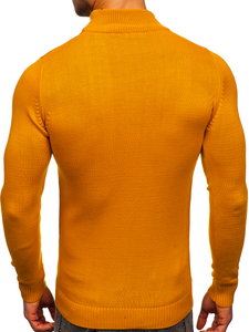 Maglione tipo dolcevita da uomo cammello Bolf 4600
