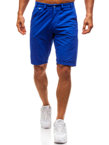 Pantaloncini blu da uomo in cotone Bolf 3026