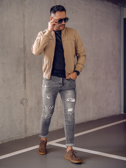 Bomber da uomo reversibile cammello Bolf 84M3005A