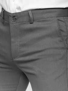 Pantaloni chino da uomo grigi Bolf 5000-3