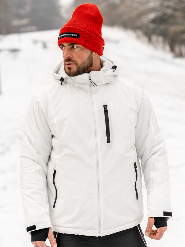 Giubbotto invernale sportivo da uomo bianco Bolf HH011