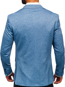 Uomo Giacca d'abito casual Blu Bolf 24401