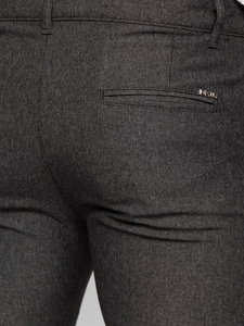 Uomo Pantaloni a quadri Grafite Bolf 0041