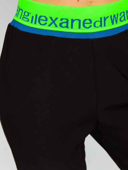 Pantaloni da tuta da donna nero Bolf H1007A