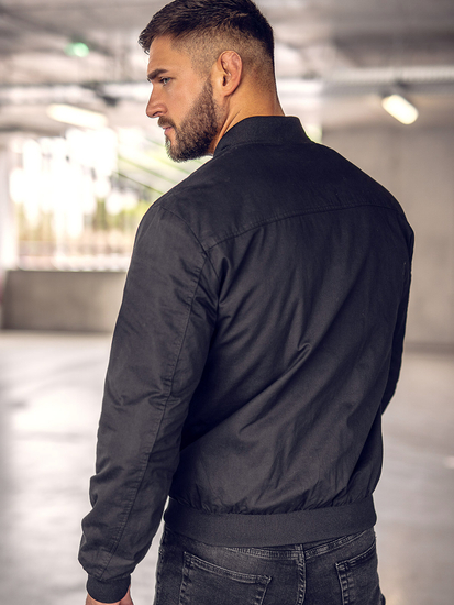 Bomber da uomo reversibile nero Bolf 84M3005A