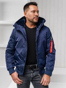 Uomo Giacca invernale Blu scuro Bolf 2120A1