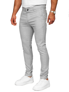 Uomo Pantaloni a quadri Grigio Bolf 0041