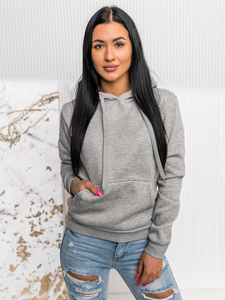 Donna Felpa a canguro Grigio Bolf W02A1