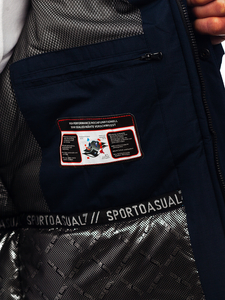 Uomo Giacca invernale Blu scuro Bolf 22M320