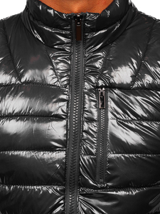 Gilet trapuntato da uomo grafite Bolf R0109A