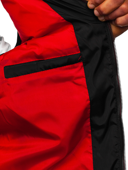 Gilet spesso trapuntato da uomo nero Bolf 7131