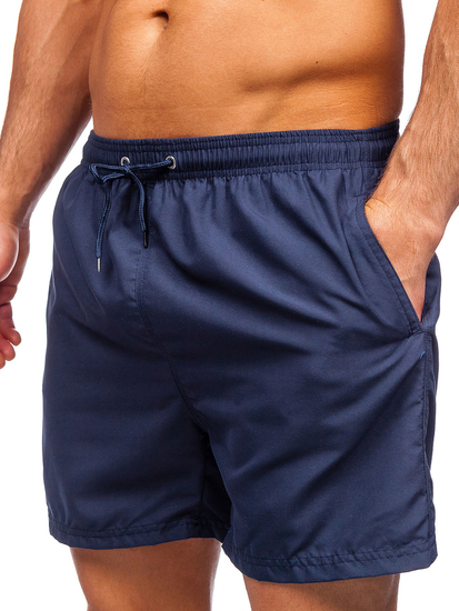 Pantaloncini da bagno da uomo blu Bolf YW07001