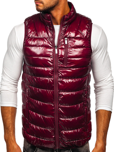 Gilet trapuntato da uomo bordò Bolf R0109A