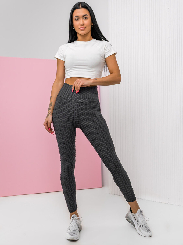 Leggings da donna grafite Bolf YW88024