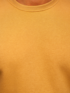 Felpa spessa senza cappuccio da uomo marrone Bolf 2001