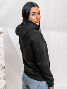 Donna Felpa a canguro Nero Bolf W02A1