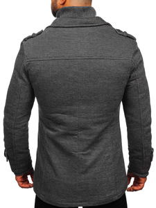 Cappotto invernale da uomo grigio Bolf 88802