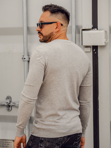 Uomo Cardigan Grigio Bolf YY06A