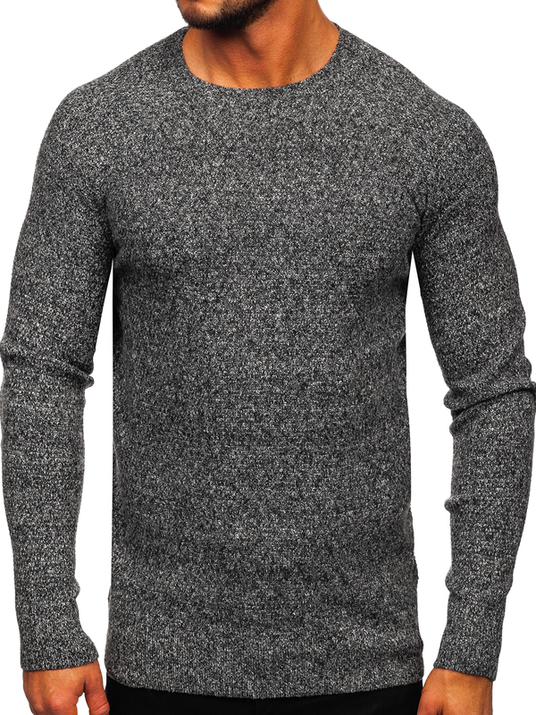 Maglione grigio da uomo Bolf H1810