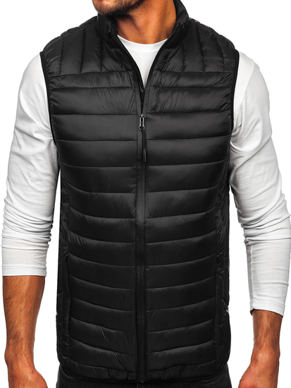 Uomo Gilet trapuntato Nero Bolf 58M13055