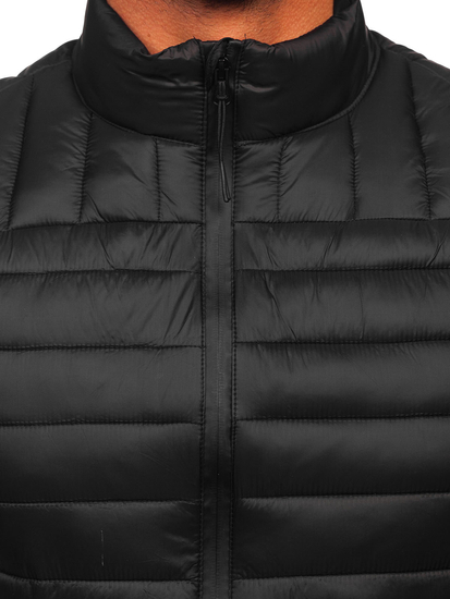 Uomo Gilet trapuntato Nero Bolf 58M13055