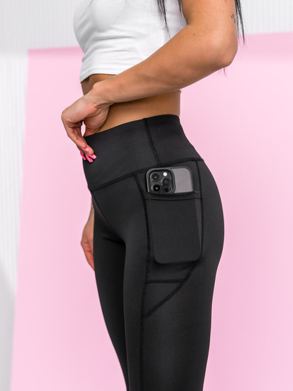 Leggings da donna neri Bolf XL002