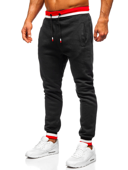 Tuta con cappuccio da uomo nera Bolf 8C60