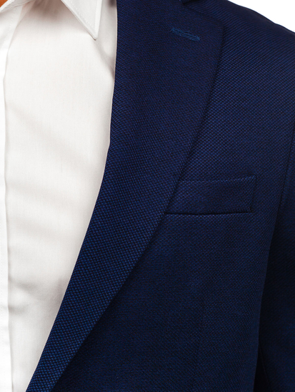 Uomo Giacca d'abito casual Blu scuro Bolf 24401