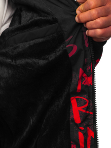 Giubbotto invernale trapuntato da uomo rosso Bolf 27M8102