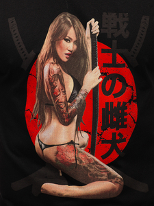 T-shirt con stampa da uomo nera Bolf 192377