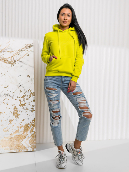 Donna Felpa a canguro Lime Bolf W02A1