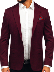 Uomo Giacca d'abito casual Bordò Bolf 24401