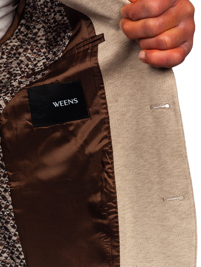 Uomo Giacca d'abito casual Beige Bolf 24401