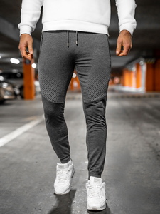 Pantaloni jogger da uomo grafite Bolf HW2351