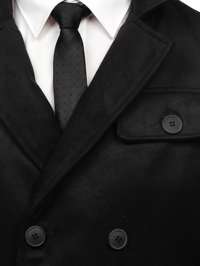 Cappotto invernale da uomo nero Bolf M3142